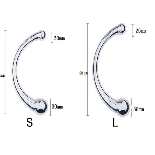 Stainless Anal Ended Hook Steel 5858 Elegant Double 1110